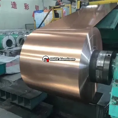 Färgbelagd aluminiumspolproduktionslinje video