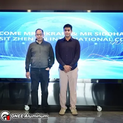 Gnee välkomnar indiska aluminiumpartners